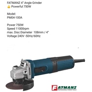 Fatmanz 4'' Angle Grinder 750W PM04-100A
