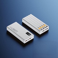 Xạc dự phòng 50000mAh Siêu nhanh PD20W 120W sạc dự phòng nạp dùng 5 đầu ra 3 đầu vào có đèn LED 4 dâ