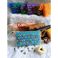 Monte wallet / bead wallet / women's wallet / coin wallet / woven wallet / hu wallet