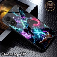 HP Softcase Glass Samsung A07 - Phone Case - Softcase Samsung A07 Luxurious Elegant full cover