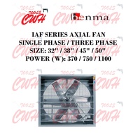 BENMA 32" 38" 45" 50" 370W 750W 1100W AXIAL FAN IAF-32 IAF-38S IAF-45S IAF-50S IAF SERIES INDUSTRIAL