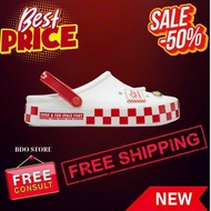 Dinas Off Court Toy Story Pizza Planet slippers for men and women, unisex toy story slippers with fr