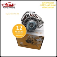 Gaido 100% New Alternator - Toyota Wish 1.8 ZRE ( 1Year Warranty )