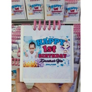 Mini Calendar Stand Souvenir Ideas Birthday Baptism Wedding