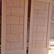 2 daun pintu kayu meranti 