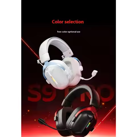 MCHOSE S9 Pro Gaming Esports Earphones 3-Mode Wireless Aluminum Alloy Noise Reduction Customized Gam