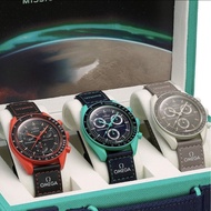 【MISSION ON EARTH】 High Quality Planet Watch Full Function Quarz Chronograph Watches Super Nightligh