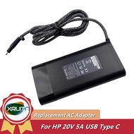 For HP 110W Laptop AC Adapter Charger TPN-CA24 TPN-DA24 20V 5A 110W TYPE-C USB Power Supply Charger