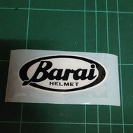 sticker Barai Helmet