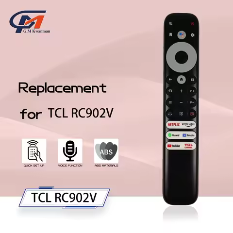 RC902V FMRH Voice Remote Control for TCL TV 65X925 50P725G 55C728 X925 75H720 40S330 32S330 43S434 5
