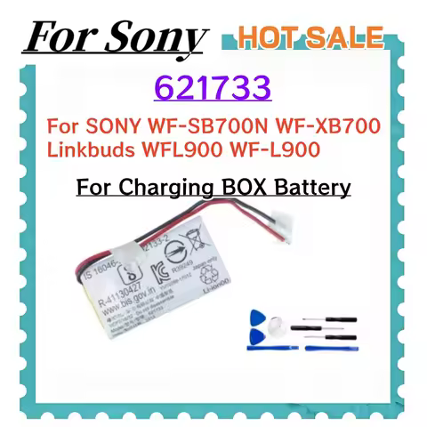 3.7V 300mAh 621733 Z32H Battery For SONY WF-SB700N WF-XB700 Linkbuds WFL900 WF-L900 Charging BOX Cas