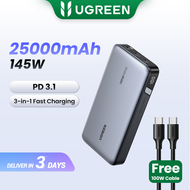 UGREEN 25000mAh Laptop Powerbank PD 145W Fast Charging Magnetic Powerbank 10000mAH PD 20W for Nintendo Switch Dell Lenovo MacBook Air SAMSUNG S23 iPhone 15 14 13 pro max for xiaomi 12t 11t Realme Huawei Mobile Phones Power Adapter