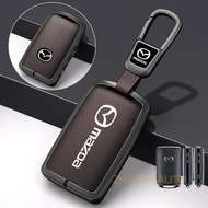 Metal Key Cover Case Remote Key Fob Cover Keychain For Mazda 3 Alexa Cx-30 Cx30 Cx5 Cx 5 Cx-5 Cx8 Cx