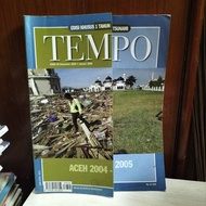 Majalah - Tempo Edisi Khusus 1 Tahun Tsunami Aceh 2004-2005 (Ori)
