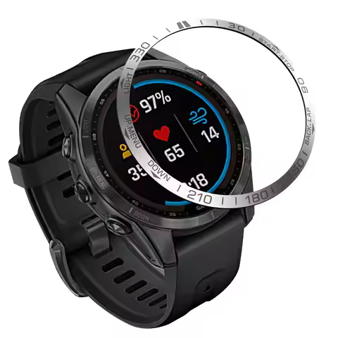 Steel Case For Garmin Fenix 7 7X Pro Watch Bezel Ring For Garmin Fenix 7S Styling Adhesive Anti Scra