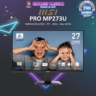 MSI Pro MP273U 27" 4K UHD IPS Monitor