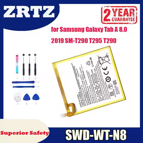 ZRTZ New SWD-WT-N8 5100mAh Battery for Samsung Galaxy Tab A 8.0 2019 SM-T290 T295 T290