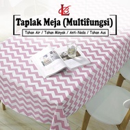 Luxurycollection/ PEVA Tablecloth Waterproof and Stain-Resistant Zigzag Pattern Best Quality/ D10-3B