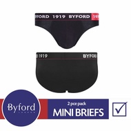 PRIA Denimbluy - Byford Men's Underwear Mini Briefs 2 Colors / Pack - Tbyb25M2Csas1 - S