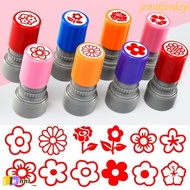 JENNIFERDZJI Rewards Flower Stamp, Students Rewards DIY Drawing Toy Star Grading Stamp, Pocket Self 