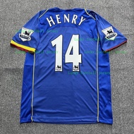 2004-2005 Arsenal  Away Vintage Jersey S-XXL Adult Short Sleeve Jersey Quick Dry Sports Soccer Top A