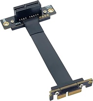 10Gtek PCIe 3.0 Extension Cable, X1 to X1, F to M, 90° to 90°, Cable Length 10cm, P311MF5510