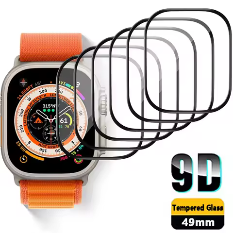 Screen Protector For Apple Watch Ultra 2/Ultra 49mm Accessories Anti-Scratch Tempered Glass HD Full 
