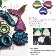 pewarna bubuk glitter bunglon chameleon warna neon powder bubuk kilau nail art resin craft pewarna k