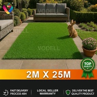 [2M x 25M] VODELL Artificial Grass Carpet Home Decoration Outdoor 3UV Karpet Rumput Tiruan Murah假草 N