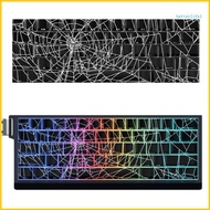 BTM 64 74Key Translucents Keycaps Spiders  Side Print Backlit Shine Through Keycaps for 60 61 63 64 