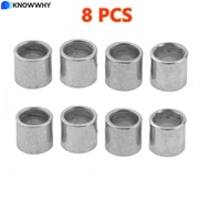 [KNWH] 4/8 pcs 10mm LONG ALLOY BEARING SPACER FOR SCOOTER or SKATEBOARD WHEELS 8mm ID