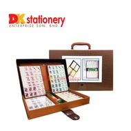 4 Person Rummy/Cinami/Lami/Mahjong Set Hand Carry Leather Box Casing