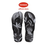 Havaianas Men Sandalias Aloha Flip Flop - Black / Black/ Grey