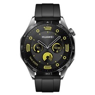 全新香港行貨 Huawei Watch GT 4 46mm Black Fluoroelastomer Strap 黑色氟橡膠錶帶智能手錶