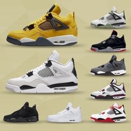 AJ4 Electric Mother Shoes Black Cement Paris Basketball Shoes Joe 4 Mandarin Duck AJ3 Air Cushion Ba