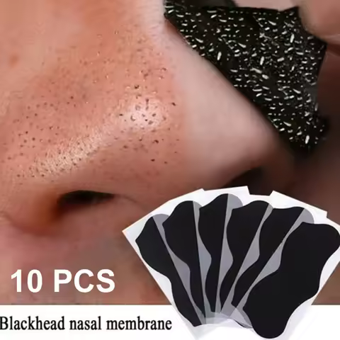 10pcs Blackhead Nose Strips Deep Cleansing Nasal Spot Facial Dot Stickers Nose Mask Shill For Acne &