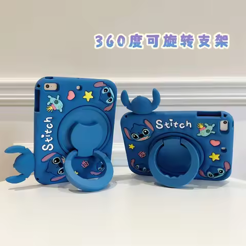 For Honor Pad 6 7 9 V6 V7 10.4 2024 Enjoy Tablet 2 X6 10.1 X8A 12.1 inch Cute Cartoon Stitch Silicon