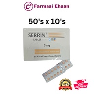 Serrin Tablets 5mg 50x10s [EXP Oct 2025]