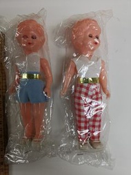 70年代會眨眼洋娃娃一對