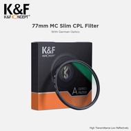 K&f KNF Concept 77mm Filter Slim CPL Filter Multi Coating + German Optics