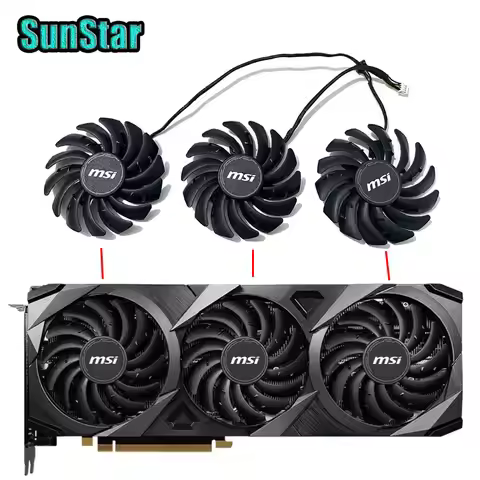 New PLD09210S12HH 4pin 85mm RTX 3080 GPU fan,For MSI Geforce RTX 3060 Ti 3070 3080 3090 VENTUS 3X GA