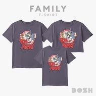 DOSH เสื้อยืดครอบครัวลาย TOM AND JERRY รุ่น DTJMT5009-DTJWT1000-DTJBT5001-VI