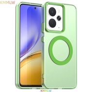 Wireless Charging Case For Realme 14 Pro+ 5G 14Pro 13Pro + 14X 14T 5G Cover Candy Colors Transparent