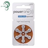 Hearing AID BATTERY SIZE 312 POWER ONE - GENUINE GERMAN COMMITMENT