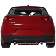 Fit Mazda CX-3 2014--2024 Year Rear Diffuser Bumper Lips Spoiler Splitter Body Kit Accessories