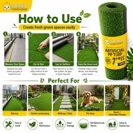 DOMAIO 1x1M ARTIFICIAL PP TURF GRASS