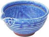 Hatsuyama Kiln YH-131-14 Bowl, Blue, 5.1 x 4.5 x 2.4 inches (13 x 11.5 x 6 cm), Blue Mat, 3.6 Single