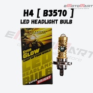 H4 B3570 LED BULB MENTOL LAMPU DEPAN HEADLIGHT MOTORCYCLE H4 B3570  BULB MENTOL LED MOTOSIKAL AC/DC 
