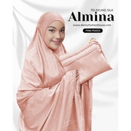 TELEKUNG SILK TRAVEL / Telekung Sutera / Mukena satin