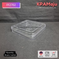 [36 Sets] FF2702 - Bekas Kuih Raya, Cookies Square PS Container, Doorgift Container